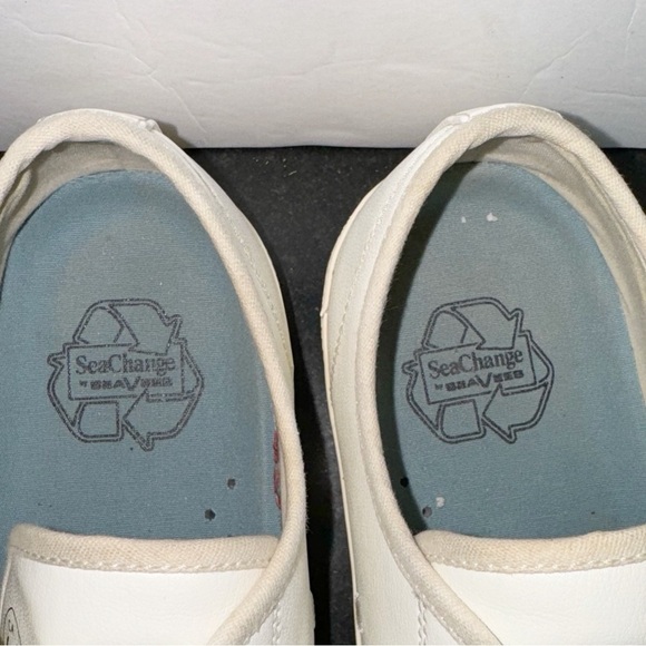 SeaVees Women’s SeaChange LTT in White Corn Leather Sz 11 Blokecore Momcore - Picture 9 of 16